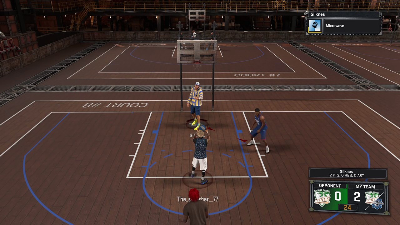 NBA 2K17 layup