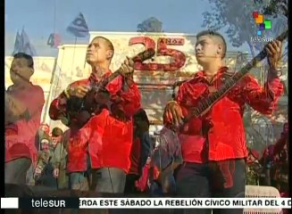 Maduro conmemora 25 aniversario del 4F con las FANB en Aragua