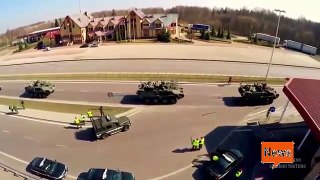 Нато.Польша.Украина.Колонна военной техники Нато направляется к границе с Украиной