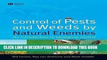 Epub Download Control of Pests and Weeds by Natural Enemies: An Introduction to Biological Control