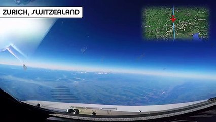 A319 Cockpit Flight Timelapse from FRANKFURT [FRA] to NICE [