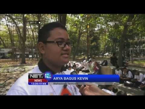 Arya Bagus Kevin berumur 14 tahun jadi mahasiswa termuda UGM jurusan Teknik Sipil - NET12