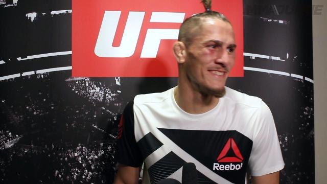 Niko Price wasn't supposed to brawl, look like a squirrel with nuts in his cheeks at UFC Fight Night 104