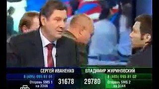 Жириновский драка с генералом войск