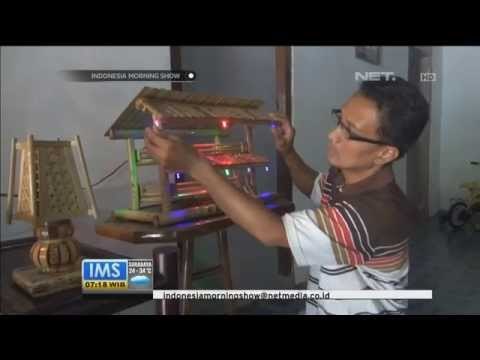 Bambu Disulap Menjadi Lampu Hias Bernilai Jual Tinggi -IMS