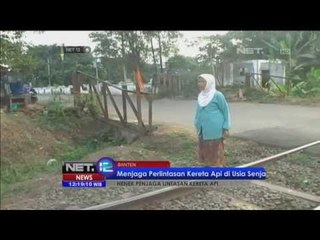 Nenek penjaga lintasan kereta - NET12