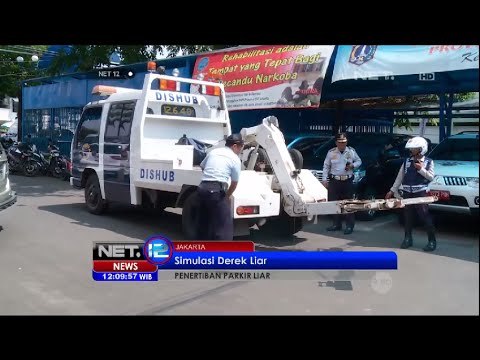 DISHUB DKI Jakarta gelar simulasi derek liar - NET12