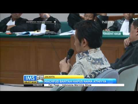 Dua Mahfud Suroso dan Rony Wijaya Saksi Saling bantah dalam sidang Anas Urbaningrum - IMS