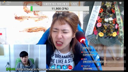 [02.02]생방송 도중 개빡쳐서 의자 주먹으로 부시다!!!!-E62lbWRUeAQ