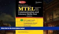 PDF [Download] MTEL Communication and Literacy Skills Test (Field 01) (MTEL Teacher Certification