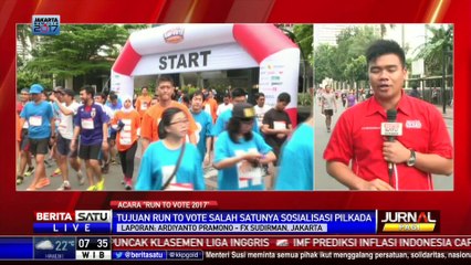 Sosialisasikan Aturan Pilkada DKI Lewat Run To Vote