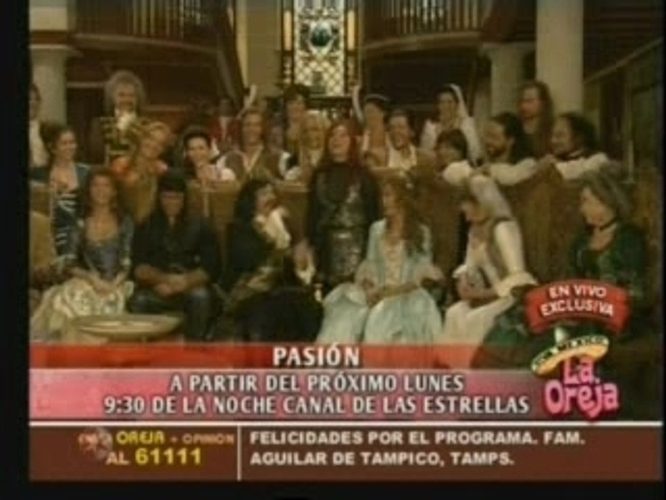 Presentacion de "Pasion" La oreja