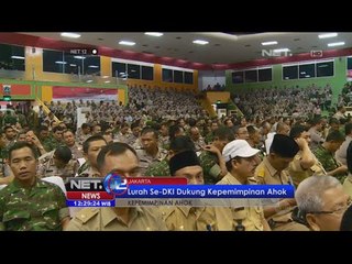 Para lurah DKI Jakarta dukung kepemimpinan Ahok - NET12
