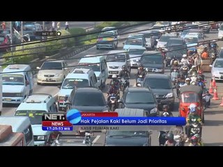 Aksi peduli oleh Koalisi Pejalan Kaki  - NET17