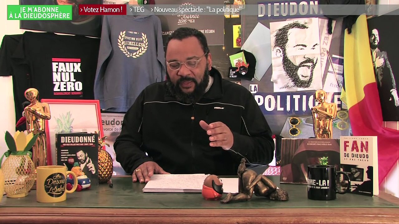 Dieudonné  - 'Votez Hamon !' _ s05e14 _ Valls, primaires socialistes, TEG, la politique-jzsH8LQ0V9k