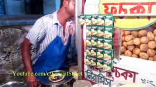 Indian Street Food - Dahi Puchka ( Dahi Puri ) - Street Food India Kolkata