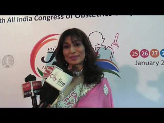 Dr Rishma Pai President FOGSI in Ahmedabad gives message for women at 60th AICOG 2017
