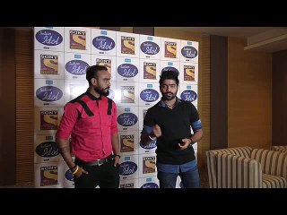 LV Revanth and Mohit Chopra in Ahmedabad sings at Indian Idol 9 promotion