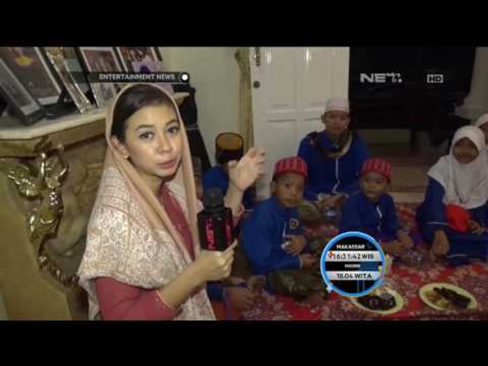 Yuki Kato Buka Puasa Bersama Anak Yatim dan Kaum Dhuafa