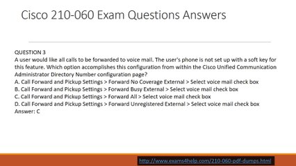 Cisco 210-060 Exam Dumps