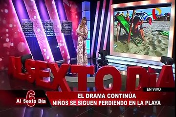 El drama de los niños perdidos en la playa
