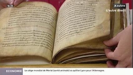 Un manuscrit vieux de 1200 ans découvert à Lyon