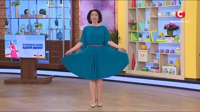 Праздничное платье за 20 минут одним швом для любой фигуры