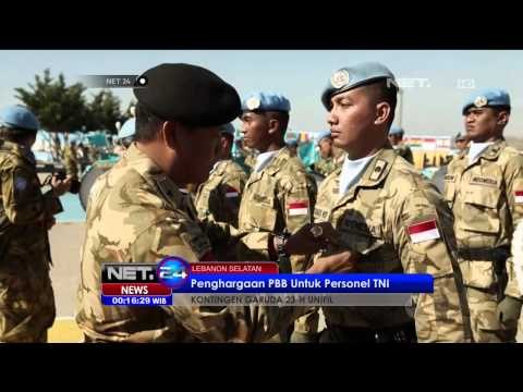 Medali Kehormatan Bagi Anggota Kontingen Garuda Pasukan Perdamaian PBB di Lebanon -NET24