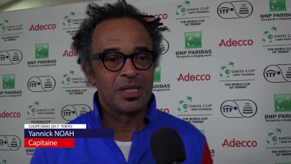 Coupe Davis : Noah fait le bilan de Japon - France