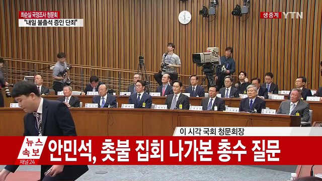 [청문회 영상] 안민석, 이재용 삼성전자 부회장 상대 질의 / YTN (Yes! Top News)