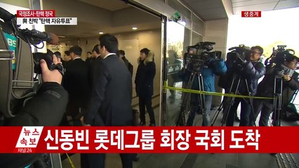 [현장영상] 신동빈 롯데그룹 회장 국회 도착 / YTN (Yes! Top News)