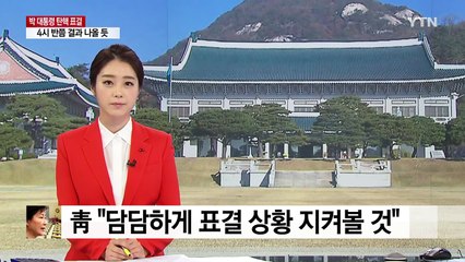 청와대 "담담하게 표결 상황 지켜볼 것" / YTN (Yes! Top News)