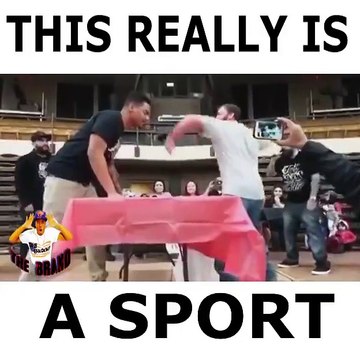 Je vous jure c'est un vrai sport... Claque dans la tronche