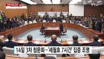 모레 '세월호 7시간' 청문회...최순실·우병우 19일 다시 부른다 / YTN (Yes! Top News)