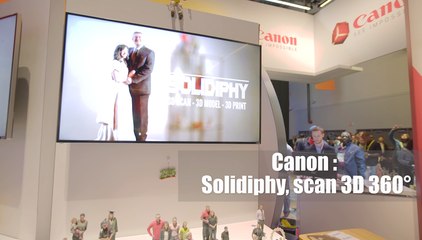 Aperçu de la cabine photographique Canon Solidiphy au CES 2017