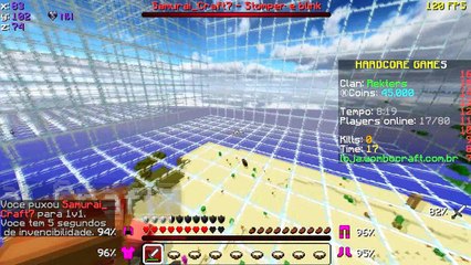Minecraft : HG team hg com os parçars