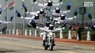 Amazing motor stunt