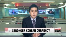 The Korean won appreciates the second fastest against the dollar