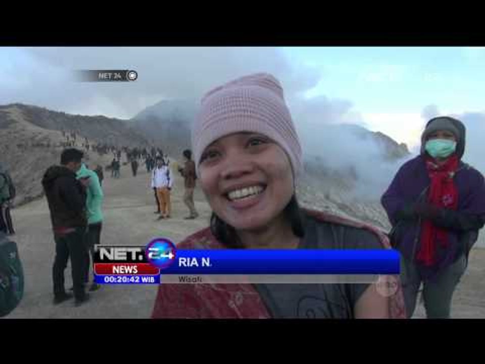 Manfaatkan momen libur natal dan tahun baru kunjungi wisata kawah ijen - NET24