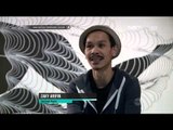 Seorang Seniman Jakarta Melukis dengan Kapur Tulis -IMS