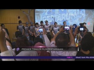 Aliando dan Adipati Dolken Launching Official Trailer Film Pertaruhan