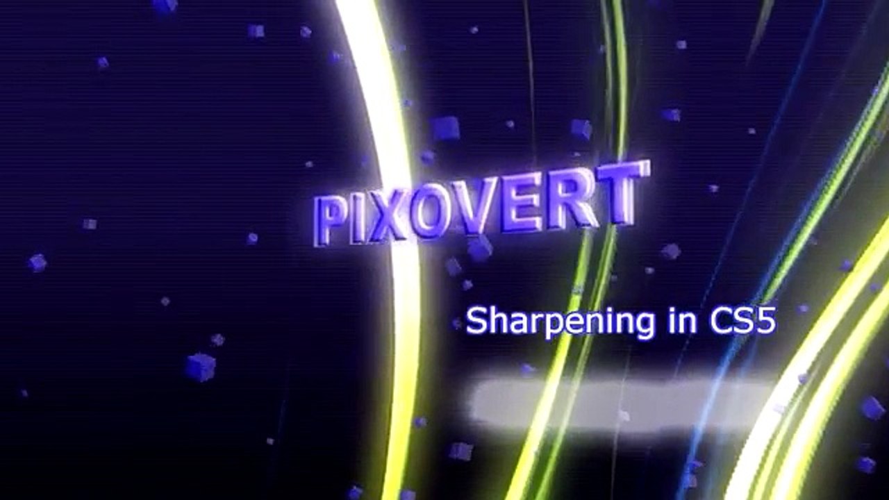 Sharpening in Photoshop CS5 - Noise Reduction