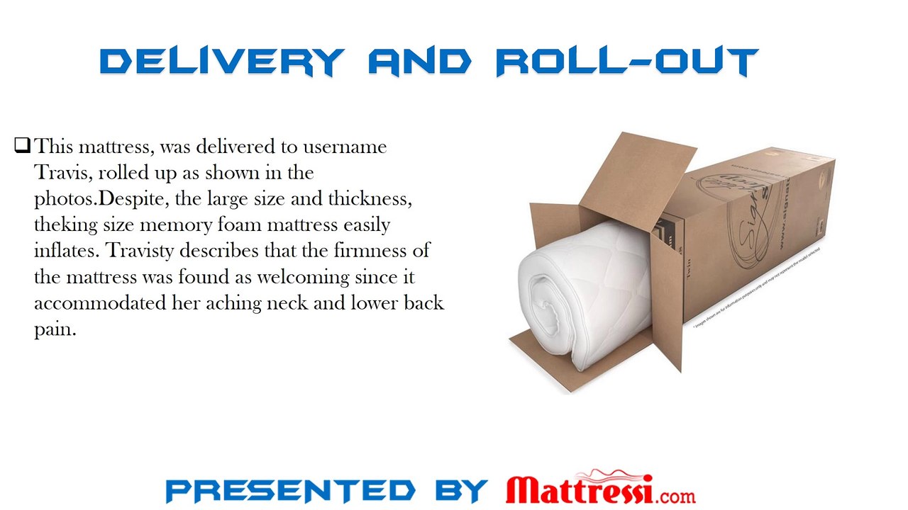 Signature Sleep King size memory foam mattress review