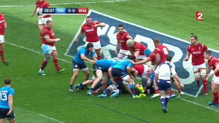 ITALIE - PAYS DE GALLES : Les Italiens frappent les premiers !