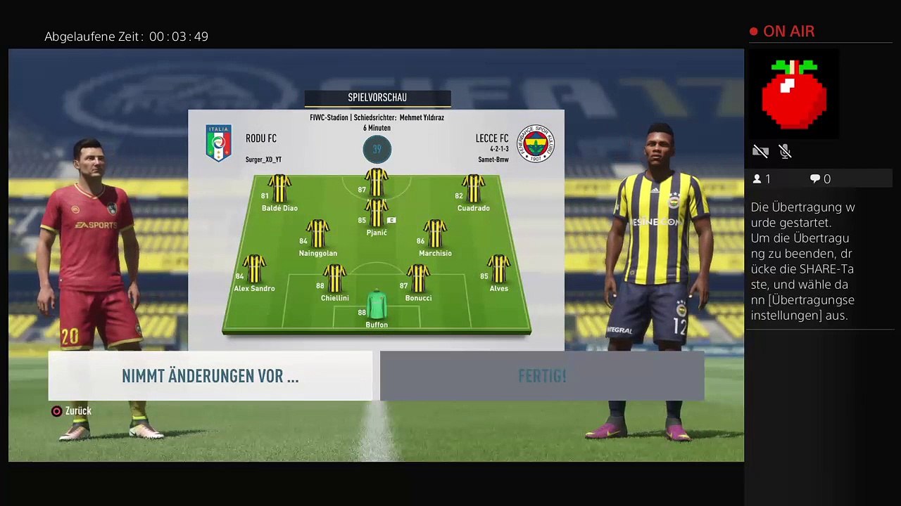 PS4-Live-Übertragung von Samet-Bmw