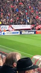 Bersant Celina detyron tifozët ta heqin pankartën "Kosova është Serbi"