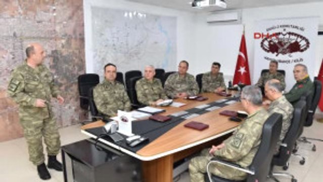 Gaziantep Genelkurmay Başkanı Akar, Sınır Hattında