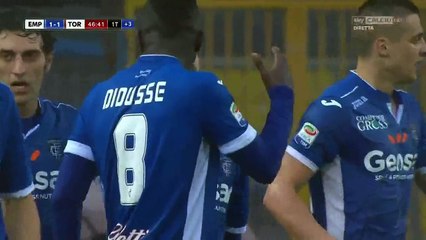 Manuel Pucciarelli  - Empoli 1 - 1 Torino, errore Ajeti