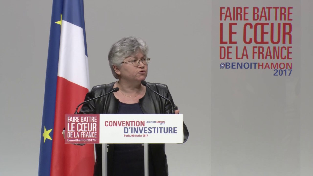 Discours de Dominique Méda à l'investiture de Benoît Hamon