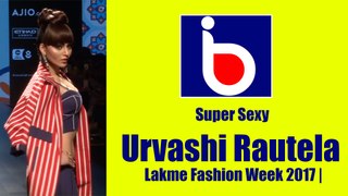 Super Sexy Uevashi Rautela at Lakme Fashion Week 2017